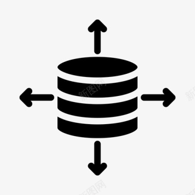 服务器数据库连接服务器图标