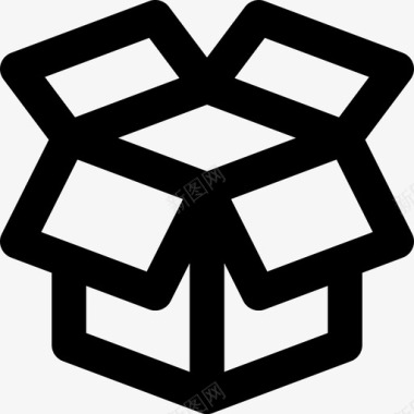 中秋节包装素材运输包装箱物流图标