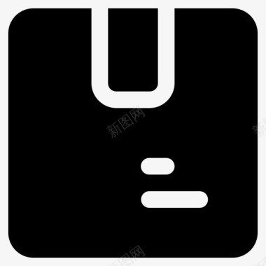 中秋节包装素材箱商业交货图标