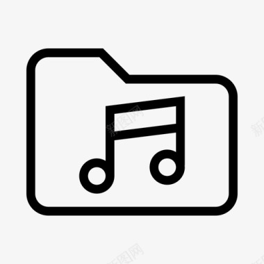 音频文件夹文件夹音频文件图标