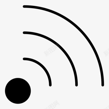 WiFi无线WiFi网络wifi无线办公室填充图标图标