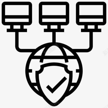 安全网络贷款网络保护计算机互联网图标