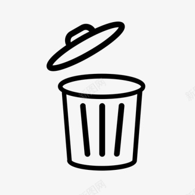 删除垃圾箱垃圾桶删除图标图标