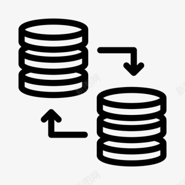 服务器文件共享数据数据库图标
