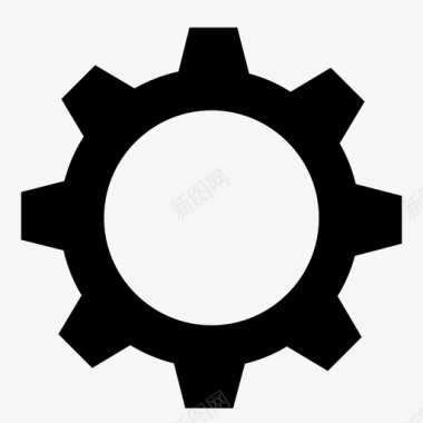 齿轮标志齿轮首选项设置图标