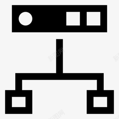 服务器web托管数据网络网络服务器图标