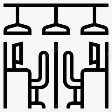 新汉方封闭式办公室公司工作场所图标