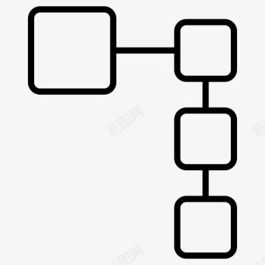 数据分析结构图层次结构图表树图标