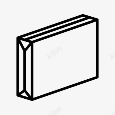 中秋节包装素材箱子板条箱交货图标