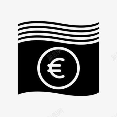 梦想基金欧元银行金融图标