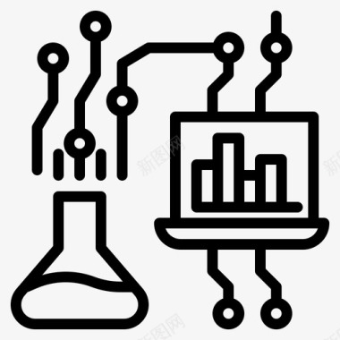 学生数据生物信息学生物学图标