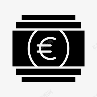 梦想基金欧元银行金融图标