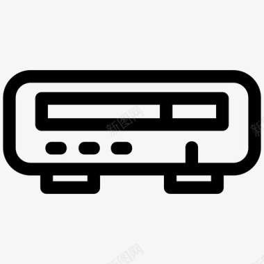 老电影播放机器机器电影院电影图标