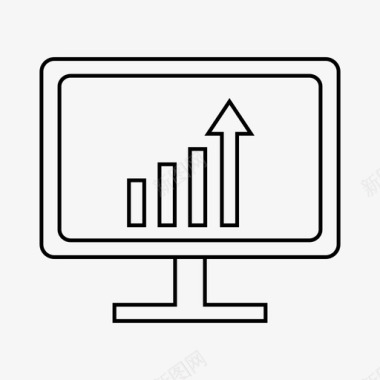 三层信息图表图表分析计算机图标