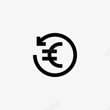 火焰欧元图标欧元货币金融图标