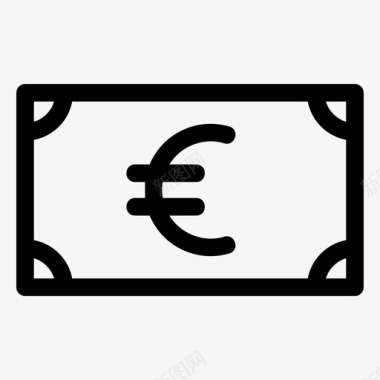 火焰欧元图标欧元货币欧洲图标