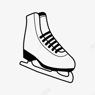 冰溜冰鞋冰溜冰图标