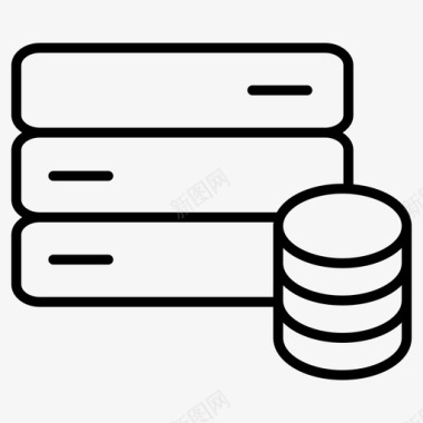 服务器服务器数据托管图标