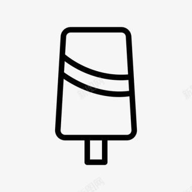 蛋卷冰棒蛋卷奶油图标