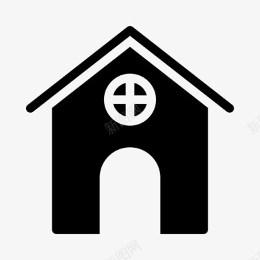 博物馆线条建筑主页建筑internet图标