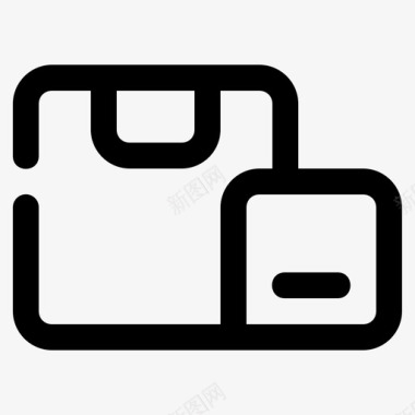 中秋节包装素材箱商业交货图标