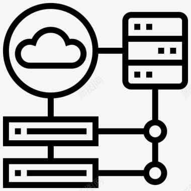 数据结构数据结构通信网络图标