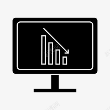 六边形信息图表图表分析计算机图标