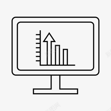 时间轴信息图表图表分析计算机图标