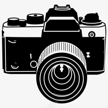 单反相机摄影美术用品图标