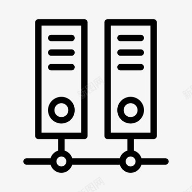 服务器服务器连接数据库图标