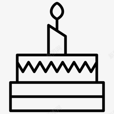蛋糕图片生日蛋糕办公室瘦图标图标