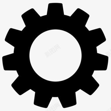 齿轮标志齿轮首选项设置图标