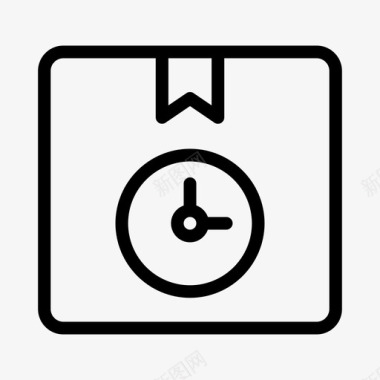 中秋节包装素材送货截止日期快速图标