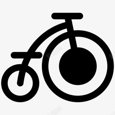 自行车轮子图标