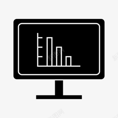 三层信息图表图表分析计算机图标