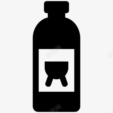 中秋节包装素材牛奶纸箱食品杂货图标