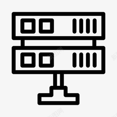 服务器服务器连接数据库图标