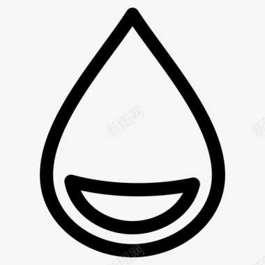 红色火焰背景血滴健康图标