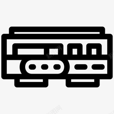 老电影播放机器机器电影院电影图标