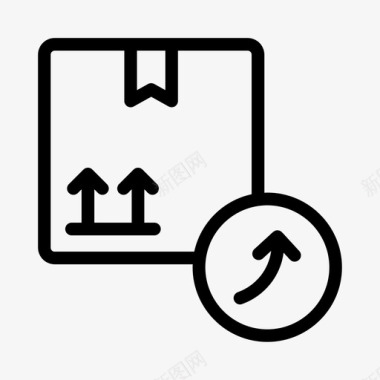 中秋节包装素材送货箱物流图标