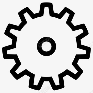 齿轮标志齿轮首选项设置图标