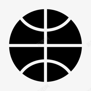 人物篮球篮球游戏运动图标