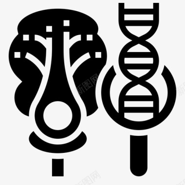 遗传调控生物学课程遗传学图标