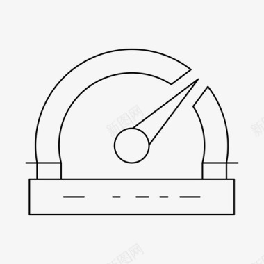 切面大表盘速度表表盘快速图标