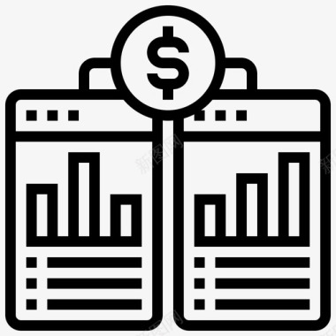 价格表标对标比较营销图标