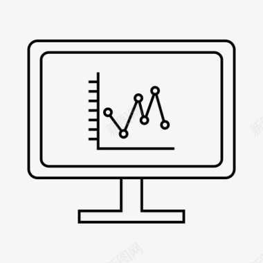 购物信息图表图表分析计算机图标