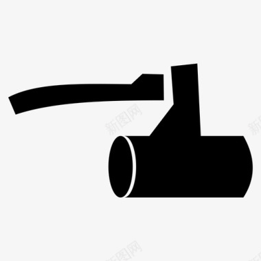 柴火烟熏柴火篝火营火图标