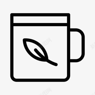 拉贝尔绿茶绿茶咖啡杯子图标