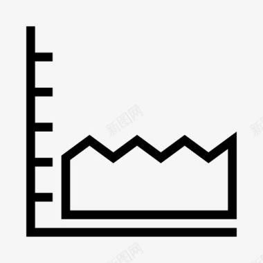 像素数字符号图表分析报告图标