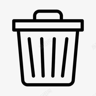 删除垃圾箱删除篮子垃圾箱图标